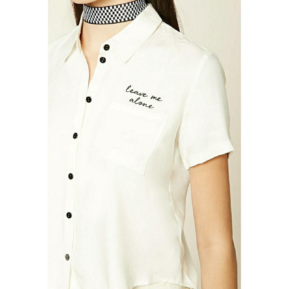 Leave Me Alone Crop Top